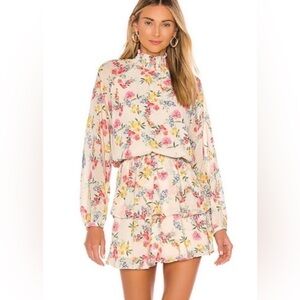 Yumi Kim Class Act Floral Print Dress Size L NWT